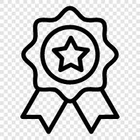 recognition, commendation, distinction, prize icon svg