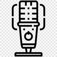 Recording, Podcasting, Voice, Speaking icon svg