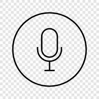 Recording, Voice, Podcast, Speech icon svg