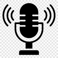 recording, audio, voice, microphone icon svg