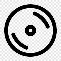 records, 78s, 45s, LPs icon svg