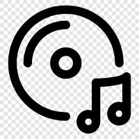 records, music, audio, music downloads icon svg