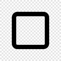 rectangle, square, quadrilateral, quad icon svg