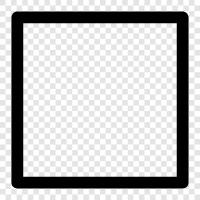 rectangle, trapezoid, parallelogram, quad icon svg