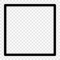 rectangle, quadrangle, pentagon, square icon svg