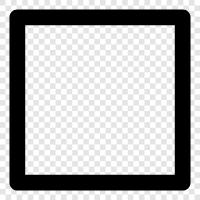 rectangle, square root, determinant, volume icon svg