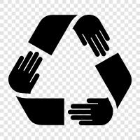 recycle, recycling, environmental, environmentalism icon svg