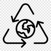 recycle, recycling, rubbish, garbage icon svg