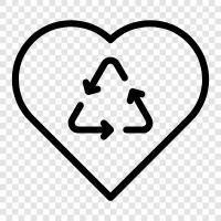 recycle, recycling, garbage, waste icon svg