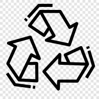 recycle, recycling, garbage, waste icon svg