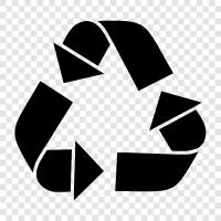 recycle, recycling, garbage, dump icon svg