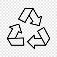 recycle, garbage, waste, recycling icon svg