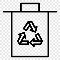 recycle, garbage, garbage can, dumpster icon svg