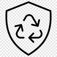 recycle, recycling, garbage, waste icon svg