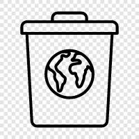 recycle, recycle bin for apartment, recycle bin for home, recycle bin for icon svg