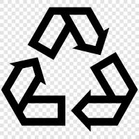 recycle, recycling, garbage, waste icon svg