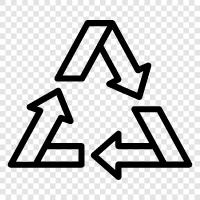 Recycling, Müll, Abfall, Deponie symbol