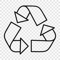 recycle, recycling, environmental, environmentalism icon svg