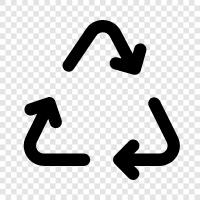 Recycling, Müll, Deponie symbol