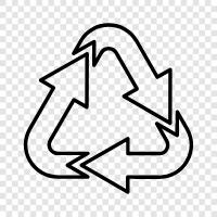 Recycling, Müll, Kompost symbol