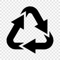 Recycling, Müll, Deponie symbol