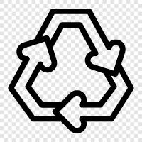 recycle, recycling, garbage, landfill icon svg