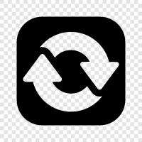 recycling, trash, garbage, organic icon svg