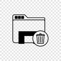 recycling bin, garbage can, waste can, compost bin icon svg