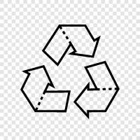recycling centers, recycling in the home, recycling in schools, recycling containers icon svg