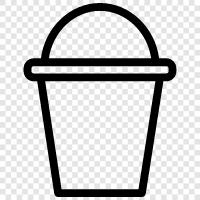 geri dönüşüm, garbage, composting, bucket ikon svg