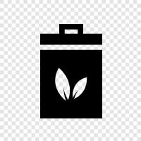 Recycling, Composting, Waste Reduction, Green Living icon svg