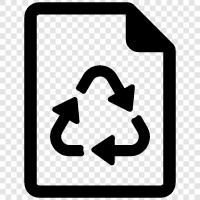Recycling, Müll, Müllentsorgung, Abfall symbol