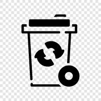 recycling, environmental, recycling bins, recycling center icon svg