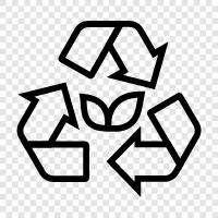 recycling, waste, environmentally friendly, drop off icon svg