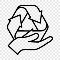 recycling, aluminum, can, cardboard icon svg