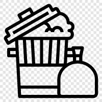 Recycling, Garbage, Waste, Trash Can icon svg