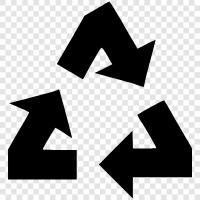 Recycling, Abfall, Müll, Müllsammlung symbol