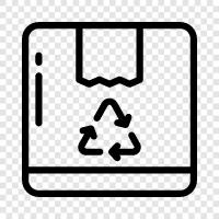 Recycling, Müll, Abfall, Mülleimer symbol