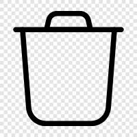 recycling, trash can, garbage can, composting icon svg