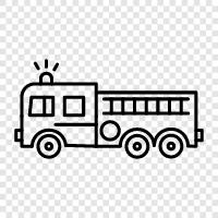 Red Fire Truck, Blue Fire Truck, Fire Truck Race, Fire Truck Games icon svg