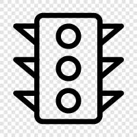 red light, yellow light, stop, traffic icon svg