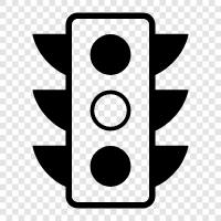 red light, yellow light, green light, Traffic Light icon svg