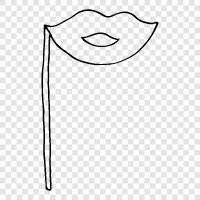 Red Lips, Pale Lips, Sultry Lips, Lust icon svg