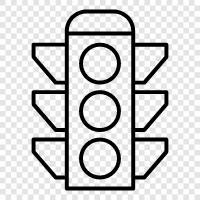 Red, Yellow, Green, Traffic Light icon svg