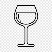 red wine, white wine, wine glasses, wine list icon svg