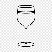 red wine, white wine, sparkling wine, table wine icon svg