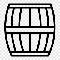 red wine, white wine, oak wine, barrel wine icon svg