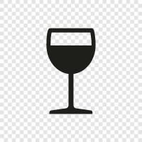 red wine, white wine, sparkling wine, rosé wine icon svg