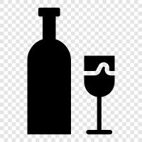 red, white, alcohol, flavor icon svg