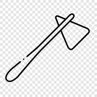 reflex hammer, hammer, striking, tool icon svg